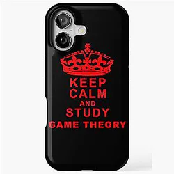Keep Calm and Study Game Theory - Game Nerds Gift Ideas iPhone Case