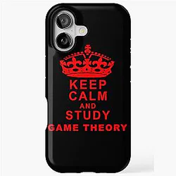 Keep Calm and Study Game Theory - Game Ideas for iPhone Tough Case