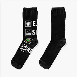 Eat Sleep Game Theory Essential T-Shirt Socks