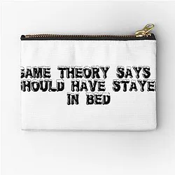 Game theory says I should have stayed in bed