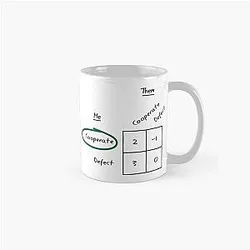 Game Theory Cooperate Classic Coffee Mug