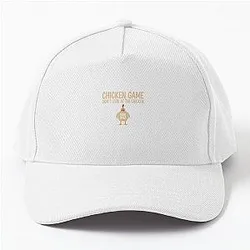 Chicken Game Theory Design Funny Baseball Cap