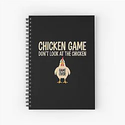 Chicken Game Theory Spiral Notebook