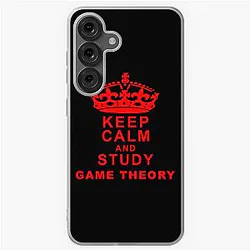 Keep Calm and Study Game Theory Samsung Galaxy Soft Case