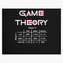 Funny Game Theory Scissors Payoff Matrix White Rock Jigsaw Puzzle