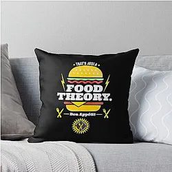 Game Theory Flaming Hot Throw Pillow
