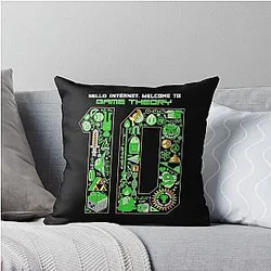 Game Theory Tenth Anniversary Throw Pillow