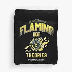 Game Theory Flaming Hot Duvet Cover