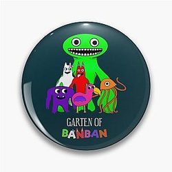 Garden of Banana Characters Active 2 Pin