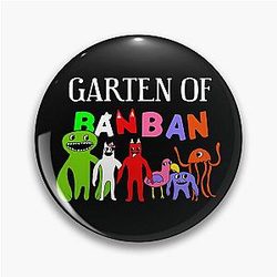Garden of Characters Pin