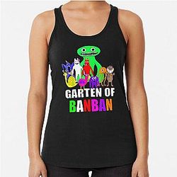 Garten of Banban Face Racerback Tank Top
