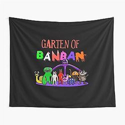 Garden of Banban Characters Tapestry