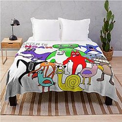 Garden of Banban Throw Blanket