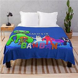 Garden of Monster Banban Game Artwork Throw Blanket
