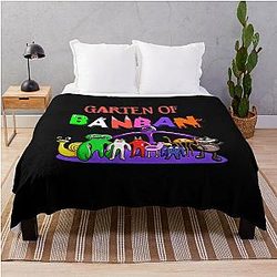 Garten of Banban Characters Throw Blanket
