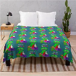 Garden of Bananas Active Throw Blanket