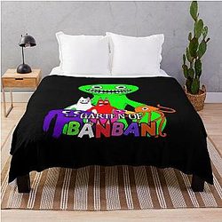 Garden of Characters Throw Blanket
