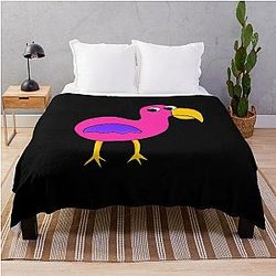 Opilia Bird Garden of Banban Throw Blanket