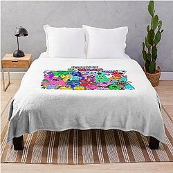 Garden of Banban Throw Blanket