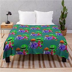 Yugioh duels on a garten lemon tree  Throw Blanket