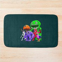Garden of Barney characters Bath Mat