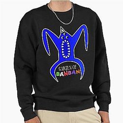 Nab Garten of Banban Logo and Characters. Horror games 2023 Pullover Sweatshirt