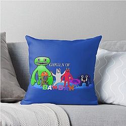 Garden of Banban Monsters Game Artwork Throw Pillow