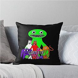 Garden of Spirited Away Characters Throw Pillow
