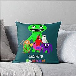 Garten of characters Active Throw Pillow