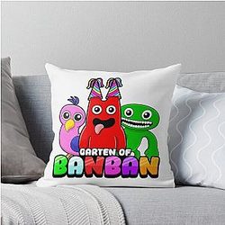 Garten of Banban Roblox Game Throw Pillow