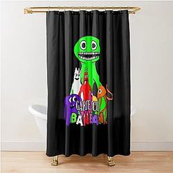 Garden of Banana Characters Shower Curtain