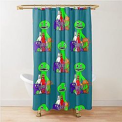 Garten of Banban Characters Shower Curtain