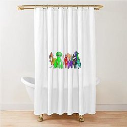 Garden of Banba Characters Shower Curtain