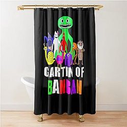 Garden of Banban Face Shower Curtain