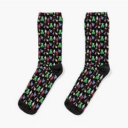 Cute Garden of Banana Characters Pack Active Socks