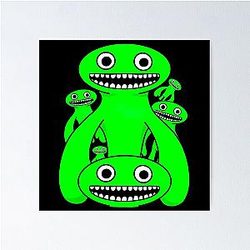 Garden of Banan Characters Poster