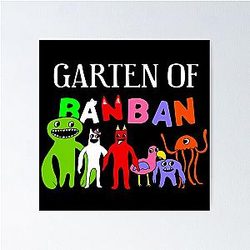 Garden of Banan Characters Poster
