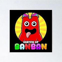 Garten of Banban Character Roblox Game Poster