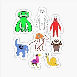 Cute Garden of Banban Characters Pack Active Sticker