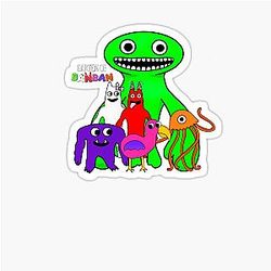 Garden of the Banban group sticker
