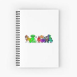 Garden of Banban Spiral Notebook