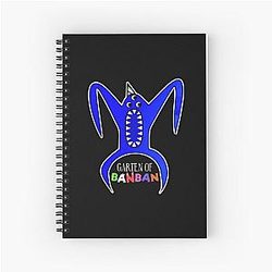 Nab Garten of Banban Logo and Characters. Horror games 2023 Spiral Notebook