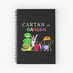 Garten of the Characters Spiral Notebook