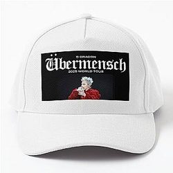 G-DRAGON Übermensch poster 2025 World Tour comeback Big Bang K-pop group Baseball Cap