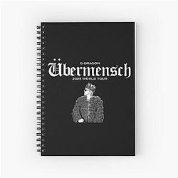 G-DRAGON Übermensch poster 2025 World Tour comeback Big Bang K-pop group Spiral Notebook