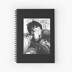 G-Dragon Bermuda Black and White Poster 2025 Tour Comeback Big Bang Kpop Notebook