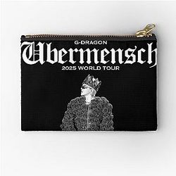 G-DRAGON Übermensch poster 2025 World Tour comeback kpop group Zipper Pouch