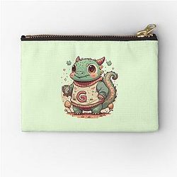 Cute Dragon Letter Zipper Pouch