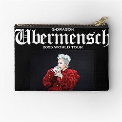 G-DRAGON Poster 2025 World Tour Big Bang Kpop Group Zipper Pouch
