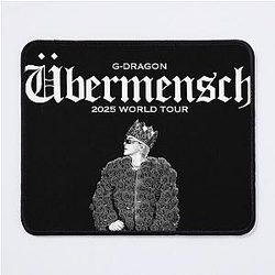 G-DRAGON Übermensch poster 2025 World Tour comeback Kpop group Mouse Pad
